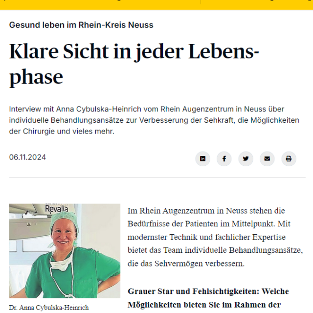 Rhein Augenzentrum Dr. Med. Anna Cybulska-heinrich Augenarztpraxis Anna Cybulska-Heinrich – Rhein Augenzentrum